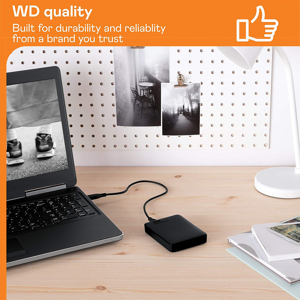 WESTERN DIGITAL HDD EXTERNAL 2TB (ELEMENTS) BLACK