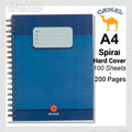 Camel A4 Spiral Hard Cover Notebook 100 | 200 Sheets (200-400 Pages) - Τετράδιο Σπιράλ Α4