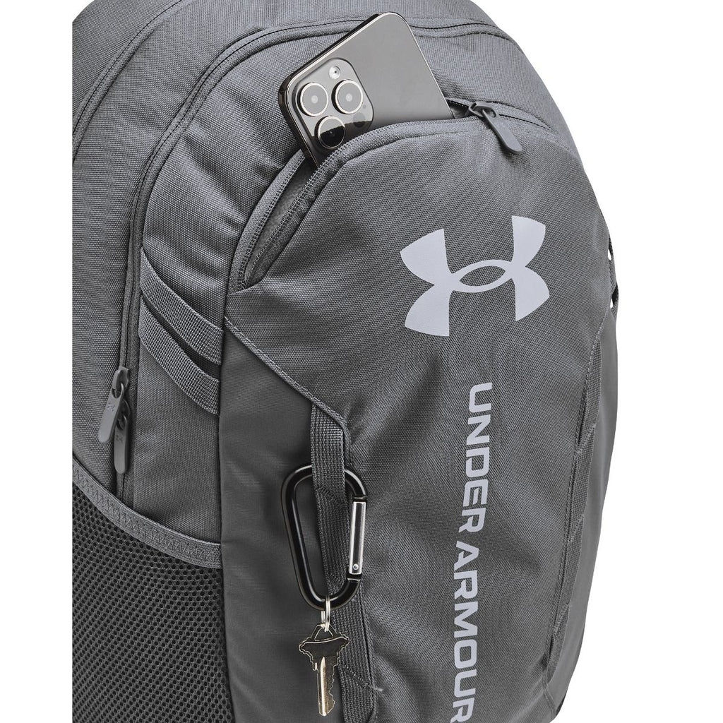 Under Armour Hustle 6.0 Backpack 3 Cases Grey - Τσάντα Πλάτης Under Armour Hustle 6.0