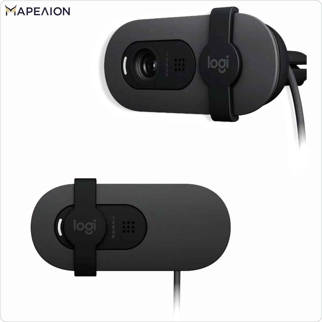 LOGITECH WEBCAM BRIO 105 WITH PRIVACY SHUTTER 1080P BLACK (960-001592) CAMERA
