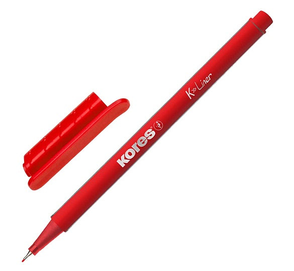 Kores K-Liner Fineliner Pens 0.4mm Set of 24 Mixed Colours - Πενάκια Fineliner Ζωγραφική 24 Χρώματα