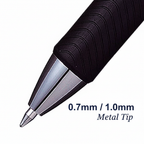 EnerGel - 0.7mm / 1.0mm Metal Tip