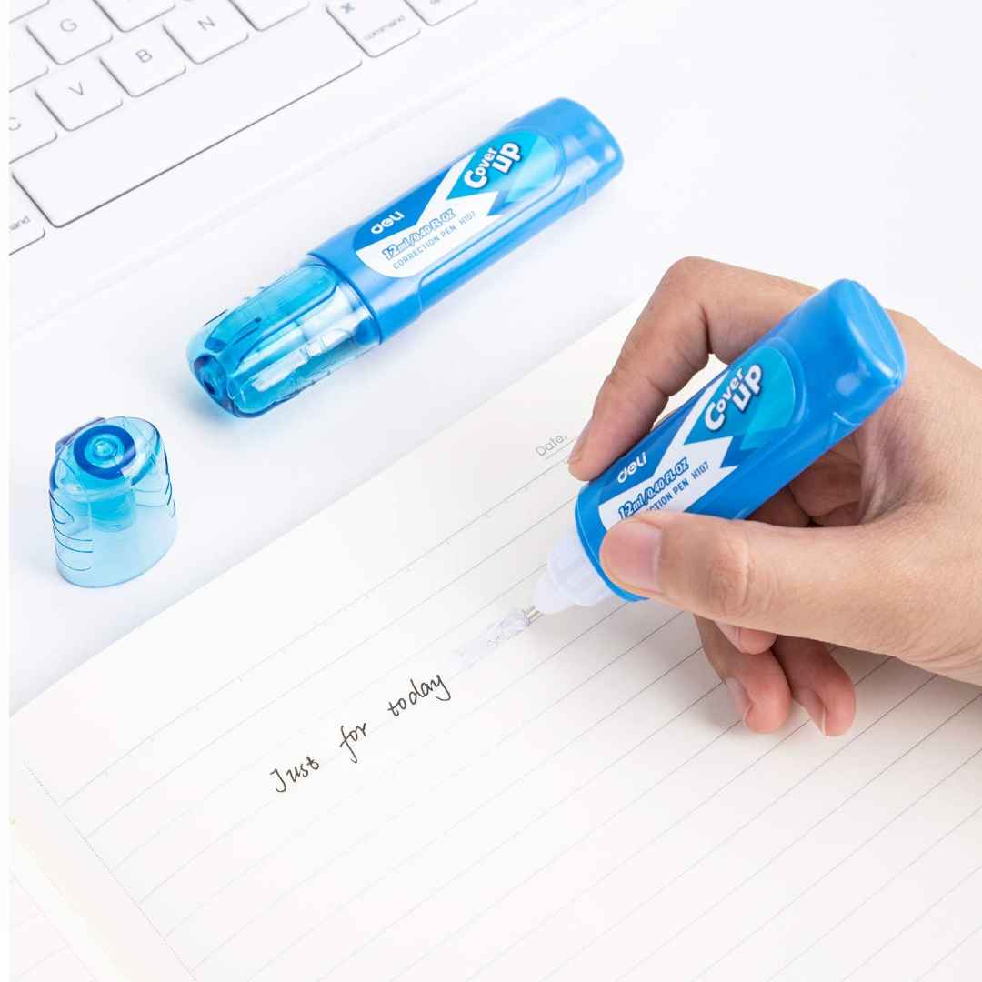Deli Correction Pen Steel Tip 12ml - Διορθωτικό Πενάκι Correction Fluid