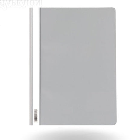 Gray notebook with a strap on a white background, featuring the brand 'Mapeion'.