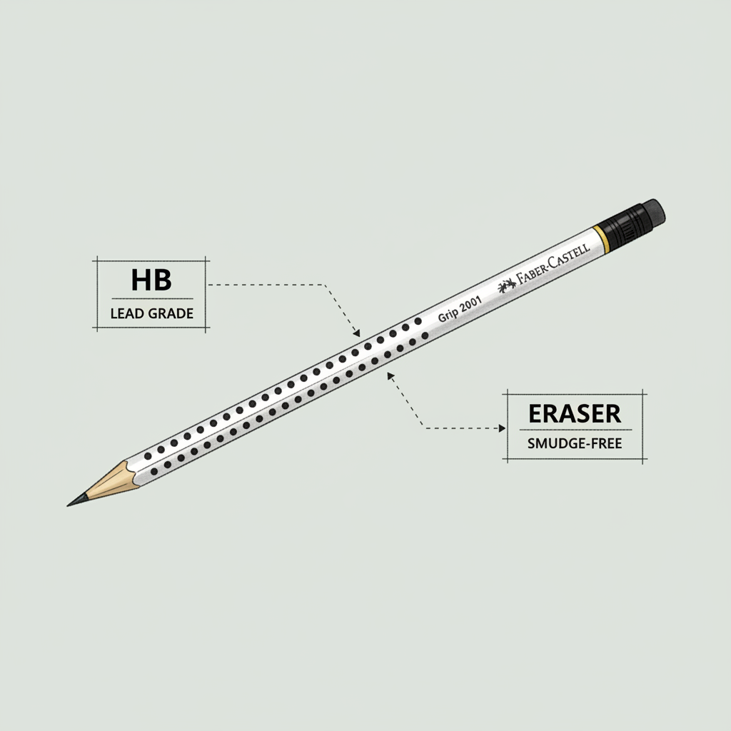 Faber-Castell Grip 2001 - Infographic