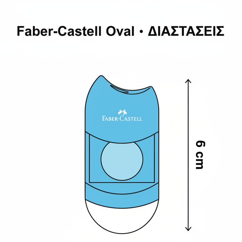 Faber-Castell Oval - Σκίτσο 6cm