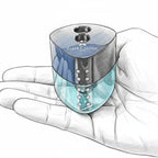 Ξύστρα Faber Castell Grip double hole Pencil sharpener 3 Χρώματα