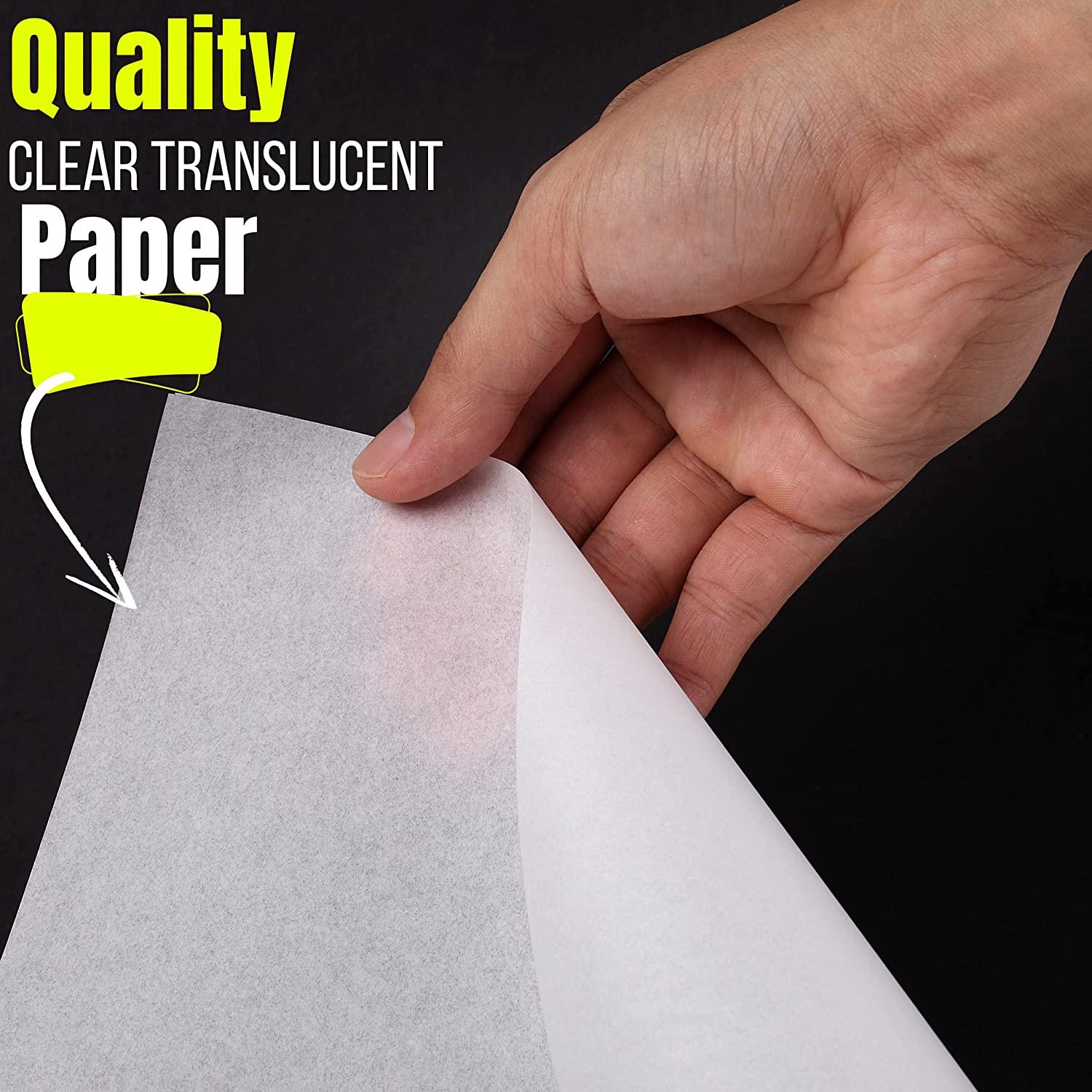 Tracing Paper Pad A3 / A4, 20 sheets Block, Sketching And Drawing - Μπλοκ για σχέδιο, Διαφανές