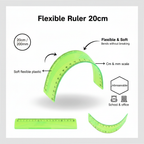 Flexible Ruler 20cm - Infographic