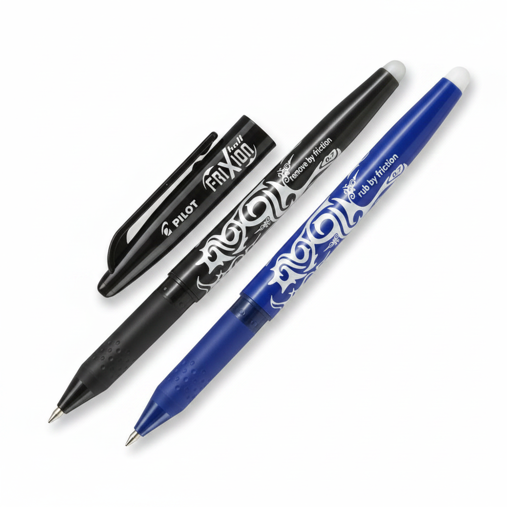 Pilot FriXion Ball Erasable Gel Pen 0.7mm Blue | Black, Refillable - Στυλό Gel που Σβήνει Μπλε | Μαύρο