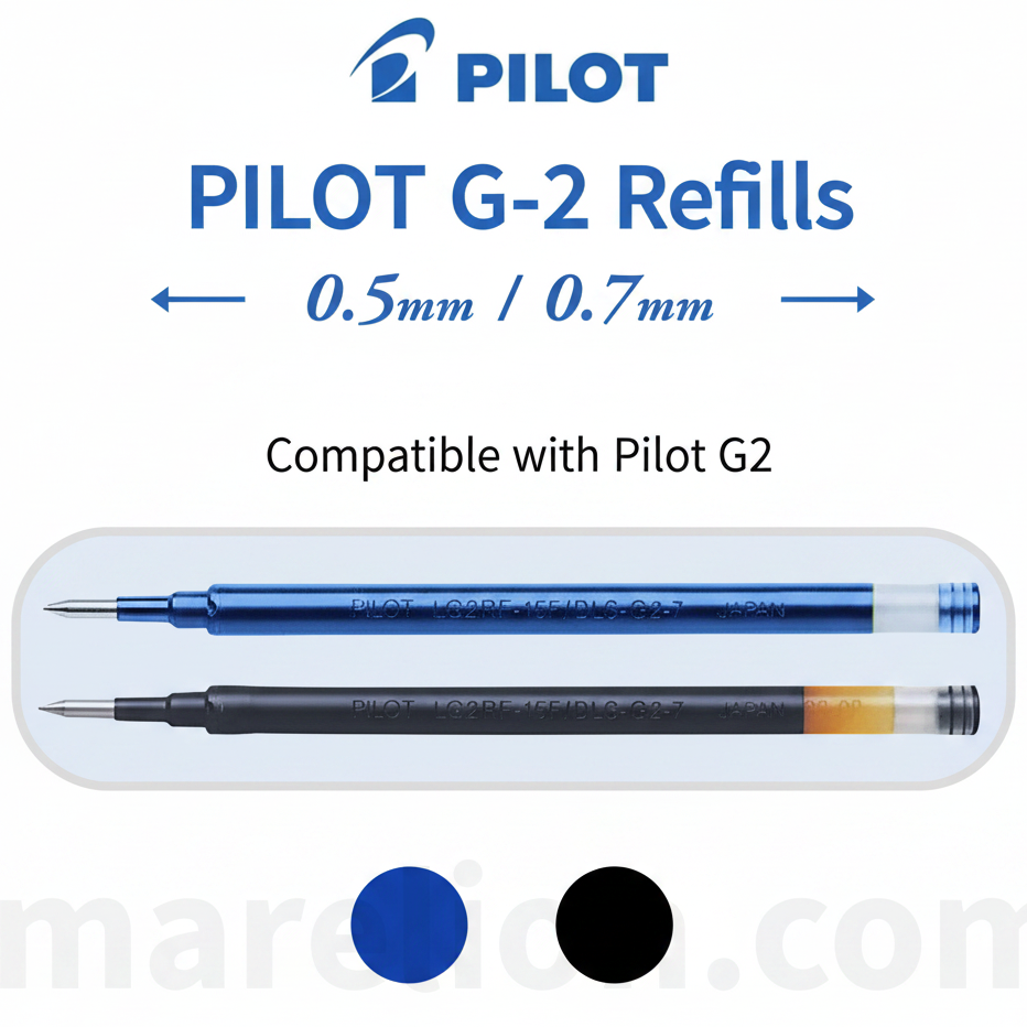 Pilot G2 Refills - Infographic