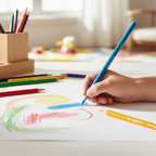 Giotto Pencils In Use