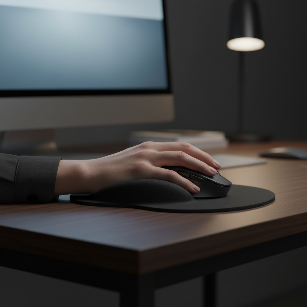 HAVIT MOUSE PAD WITH GEL WRIST HV-MP802 BLACK