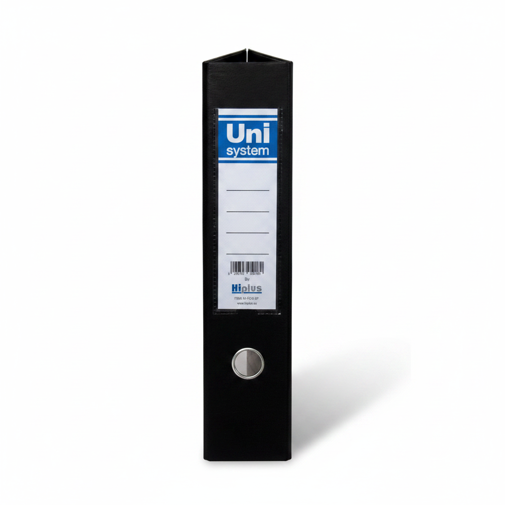 Hi-Plus FOOLSCAP Lever Arch File σε Φαρδύ & Λεπτό, Embossed Paper Black - Κλασέρ - BOX FILE - ΧΟΝΔΡΙΚΗ ΠΩΛΗΣΗ