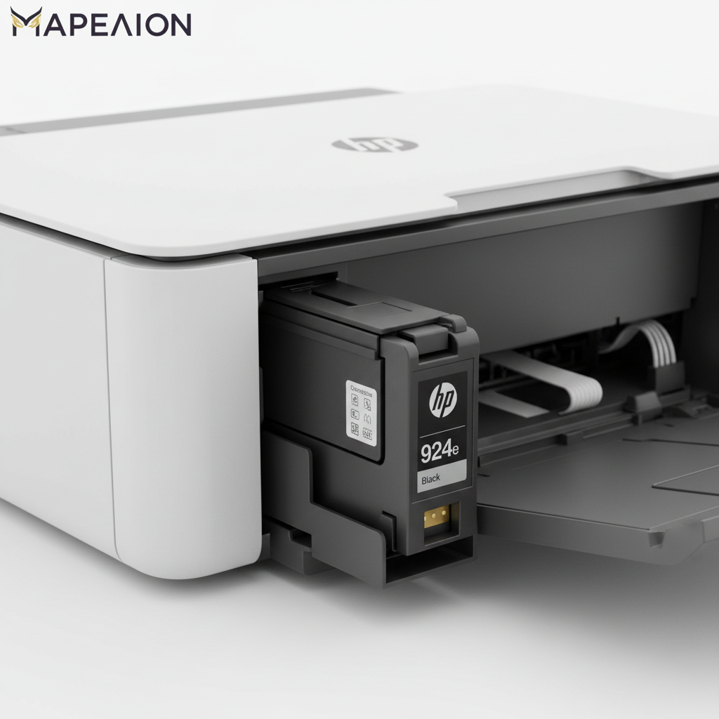 HP Black Ink In Printer