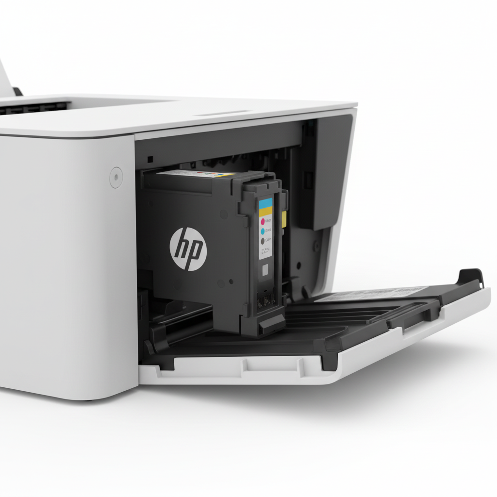 HP Tri-colour Ink In Printer