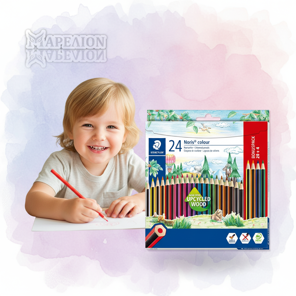 Staedtler Noris Colour Coloured Pencils Set 24pcs 185C24P - Ξυλομπογιές Σετ 24 Τεμαχίων