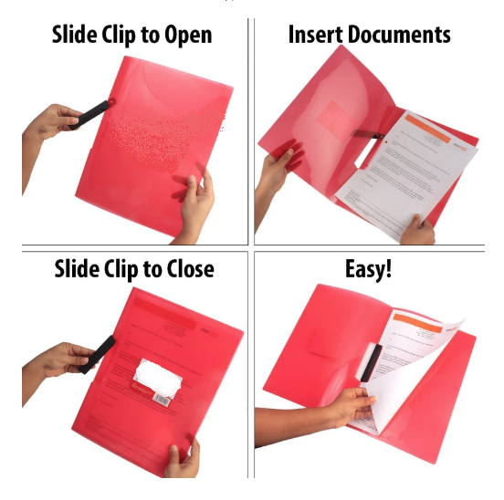 Swing Clip File A4 30 Sheets storage capacity - Ντοσιέ με Κλιπ A4
