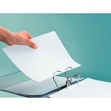 RENO Lever Arch File, Size A4 or FOOLSCAP - BOX FILE - Φαρδύ | Στενό, marble Black
