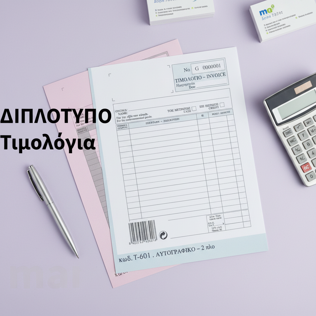 Invoice Block Flat Lay