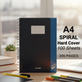 Class A4 Hard Cover Notebook 100/200 Sheets - Τετράδιο Α4 Σκληρό Εξώφυλλο