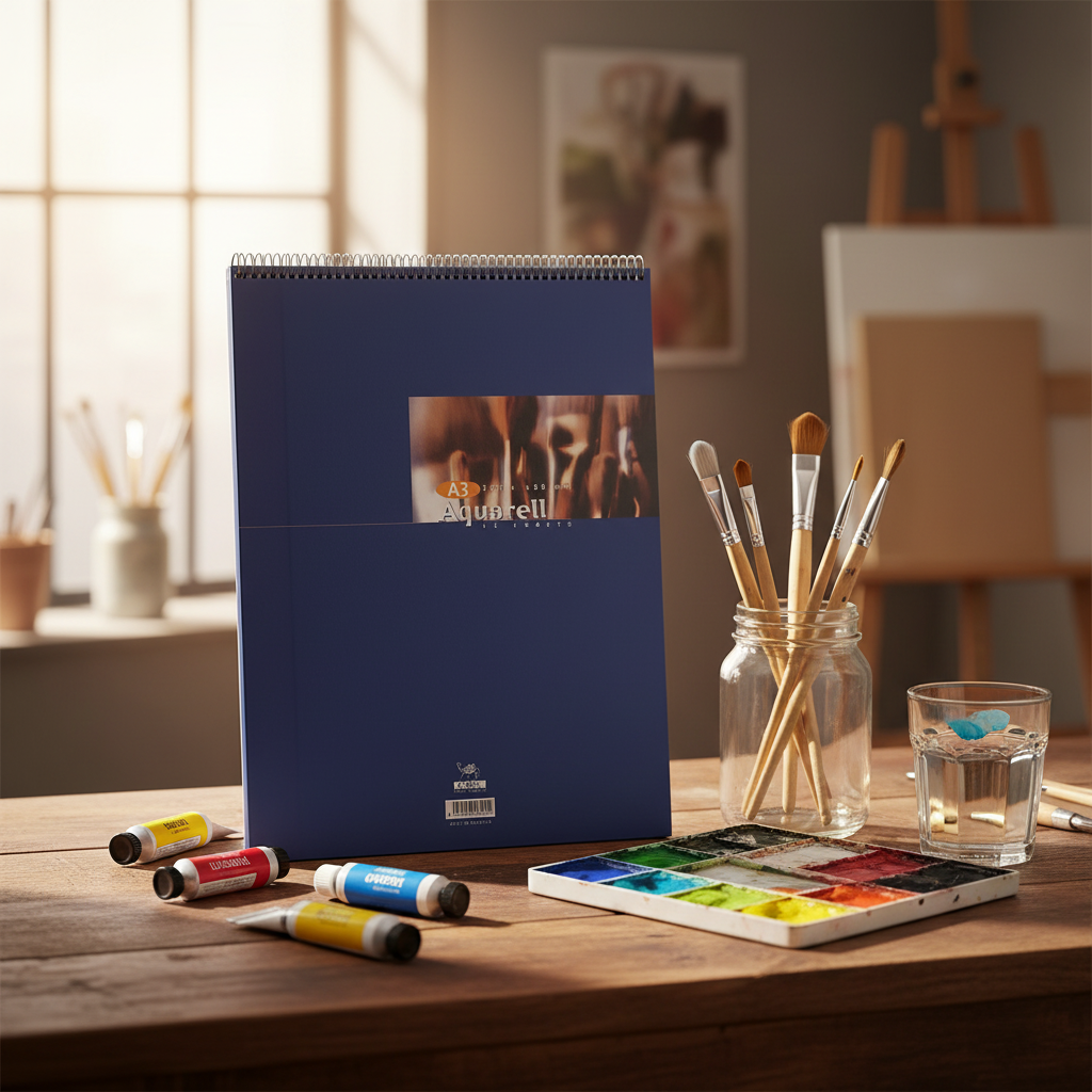 Camel Aquarella A3 Spiral Drawing Block 15 Sheets 220gsm - Τετράδιο Ζωγραφικής Α3 Σπιράλ 30x42cm