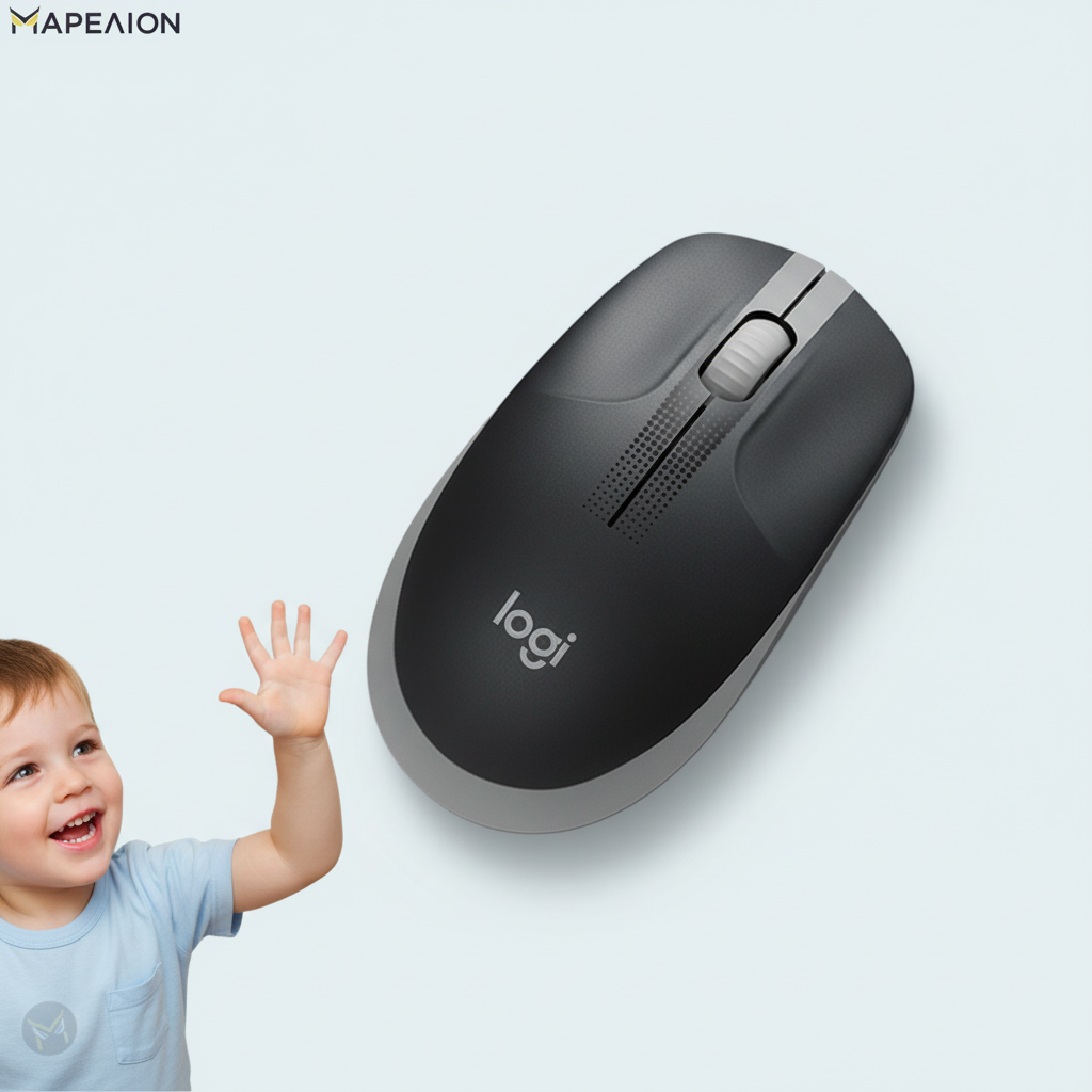 Logitech M190 Grey Black Mouse 2
