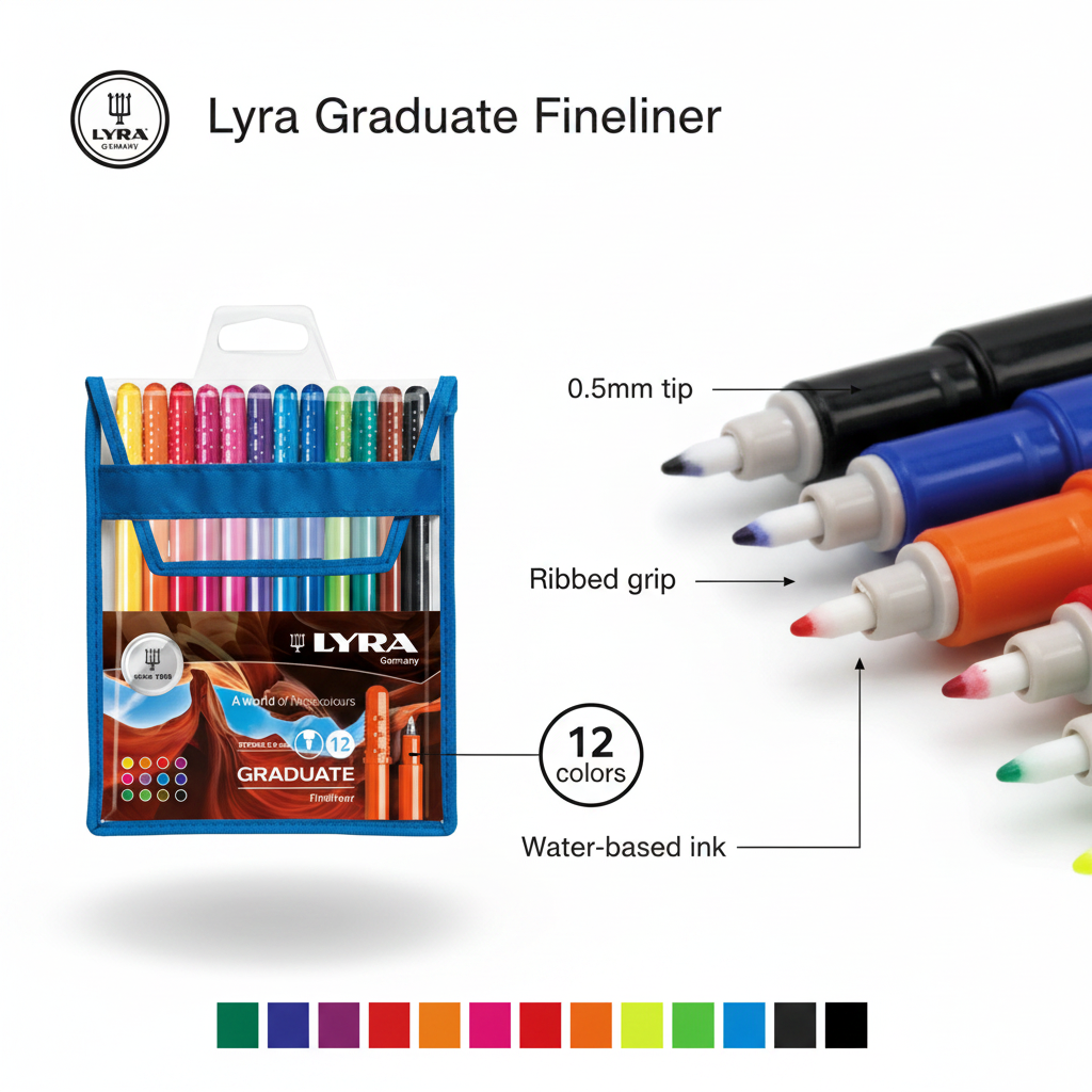 Lyra Graduate Fineliner - Infographic
