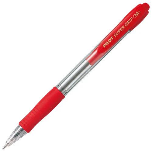 Pilot Supergrip Ballpoint Pen 1.0mm Medium, Assorted Colors BPGP-10R-M - Στυλό Διαρκείας σε 3 Χρώματα