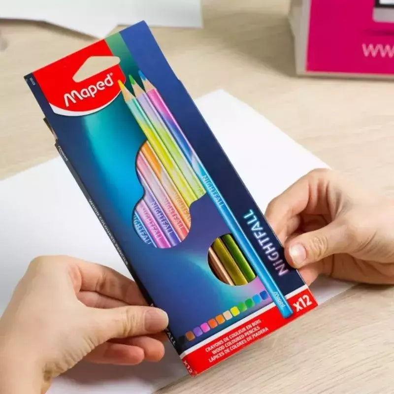 Maped Nightfall Colouring Pencils Set 12 - Ξυλομπογιές Gradient 12 Τεμαχίων
