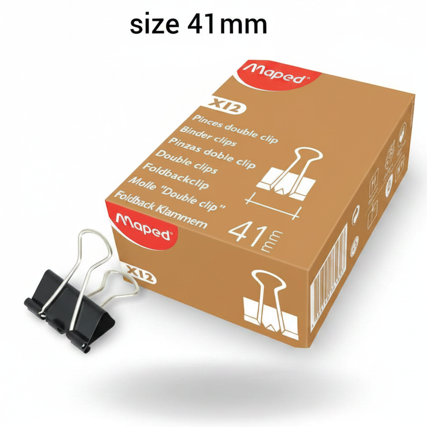 Maped Binder Clips 3/4 angle