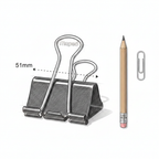 Maped Binder Clips 51mm - Sketch Infographic