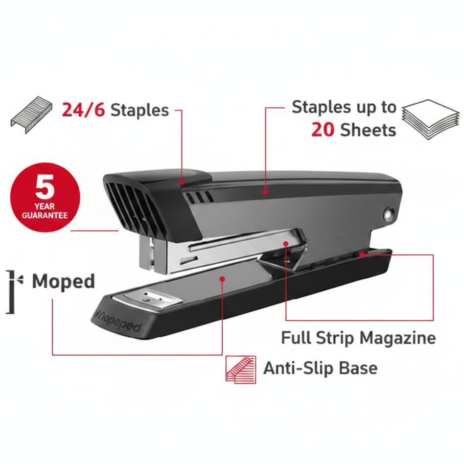 Maped Stapler - Infographic