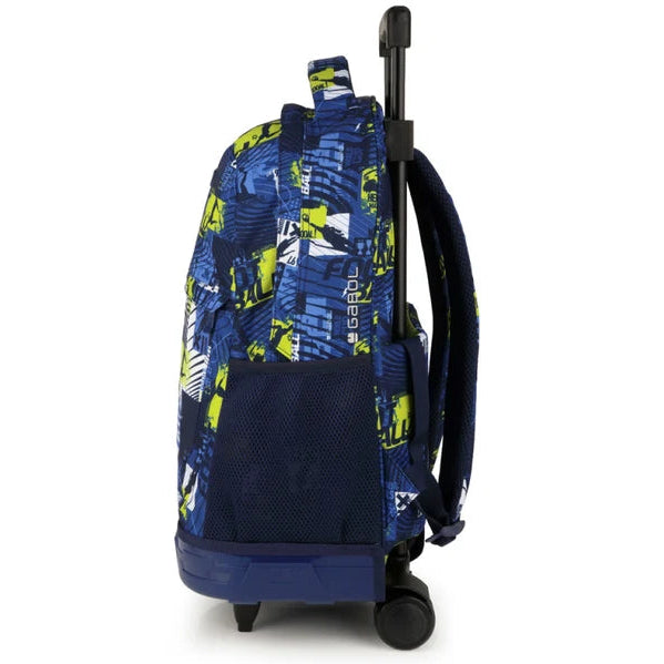 Gabol Trolley School Bag Football 2 Cases - Σχολική Τσάντα Τρολέι Δημοτικού 2 Θήκες