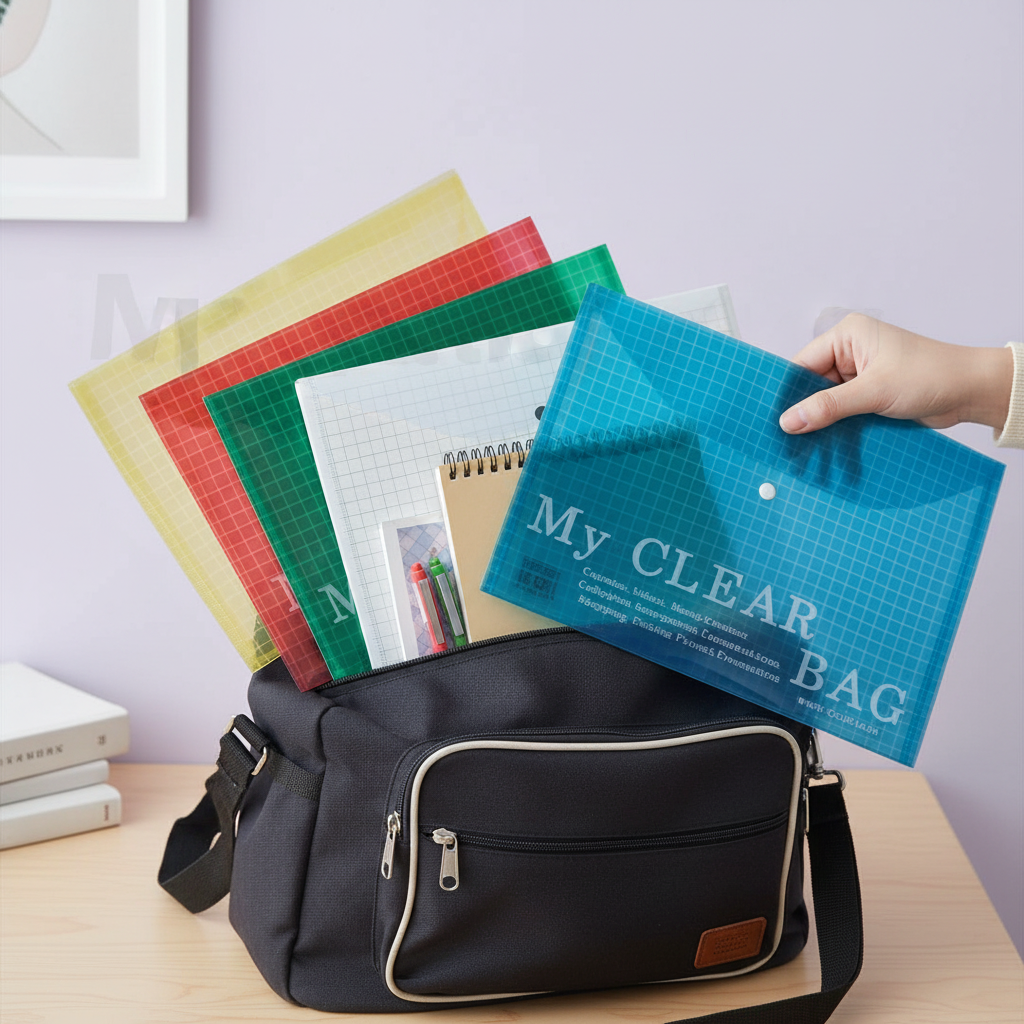 My Clear Bag student organizing
