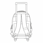 Outline Sketch Trolley Backpack