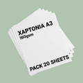 Carton Paper A3, 160gsm White, Pack of 20 / 250 Sheets - Χαρτόνια Α3 Λευκό, Χειροτεχνία, Κατασκευές