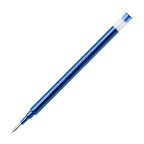 Blue pen refill on a white background