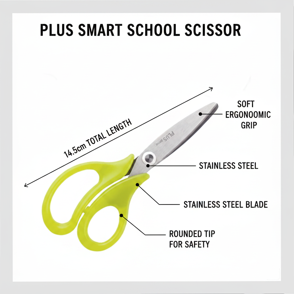 Plus Smart Scissor - Infographic
