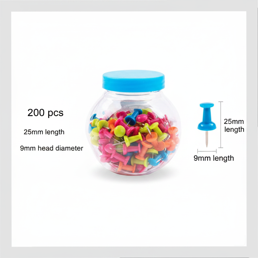 Push Pins Infographic
