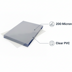 PVC Sheets - 200 Micron Clear Infographic