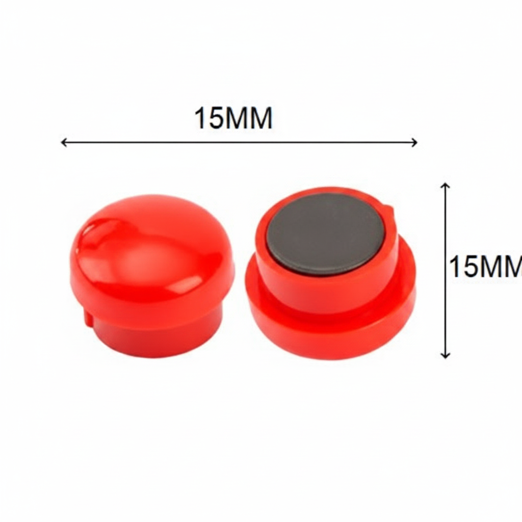 Red 15mm Magnets Infographic