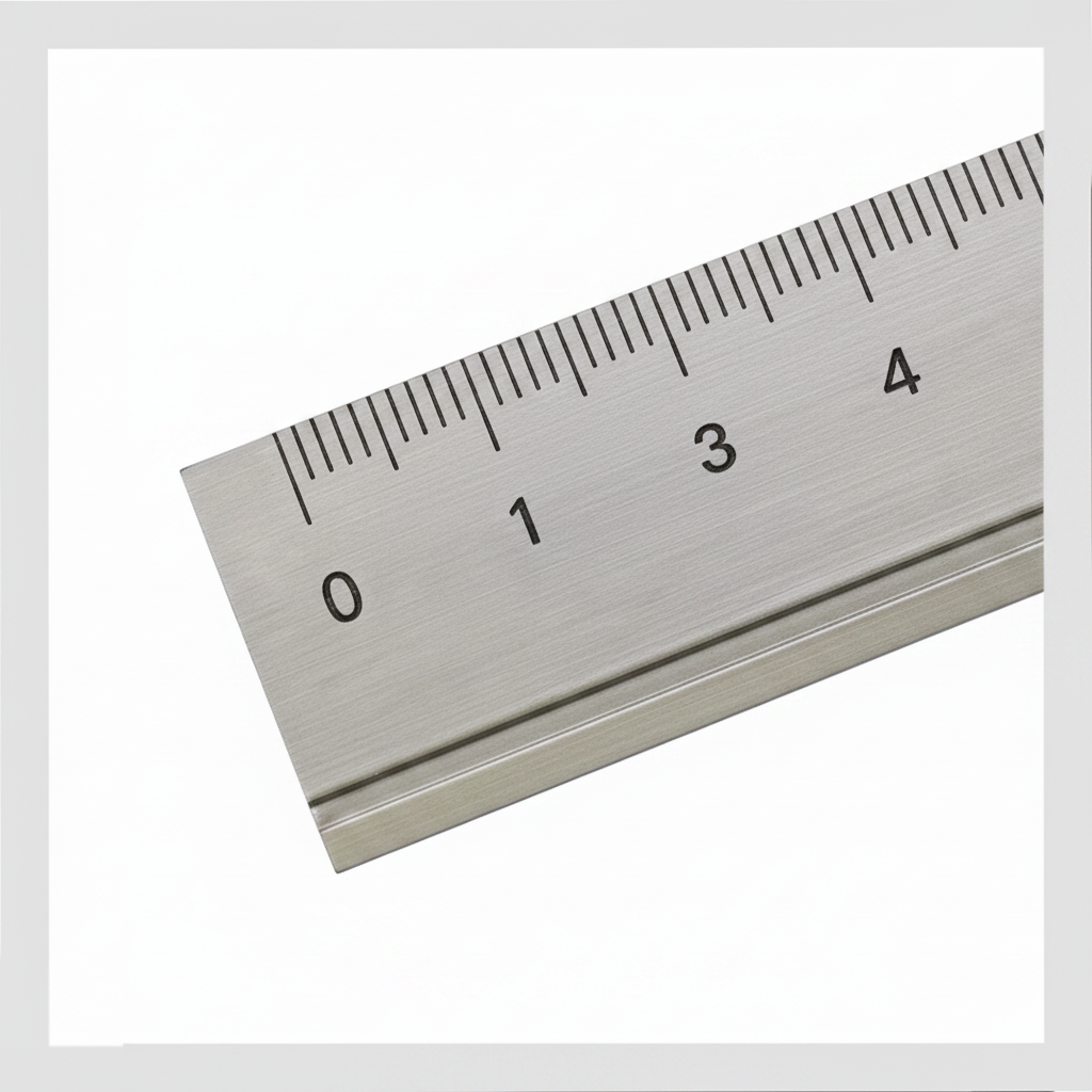 Aluminium Ruler 15cm - Μεταλλική Ρίγα Χάρακας 15εκ