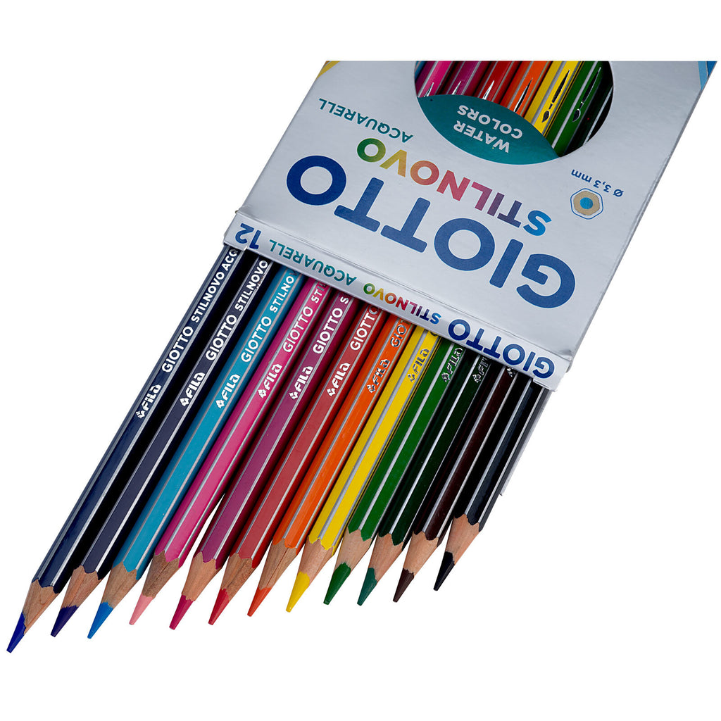 Giotto Elios Tri Coloured Pencils 12pcs 275800 - Ξυλομπογιές Τριγωνικές 12 Τεμαχίων