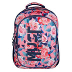 Must Backpack Eternal 3 Compartments, Pink With Flowers - Σχολική Τσάντα Πλάτης Ροζ με Λουλούδια
