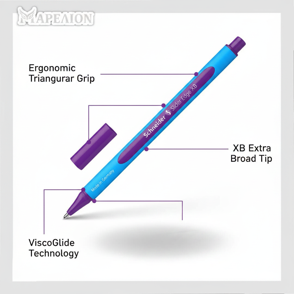 Schneider Slider Edge XB Purple - Infographic