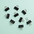Spree Binder Clips - Flat Lay