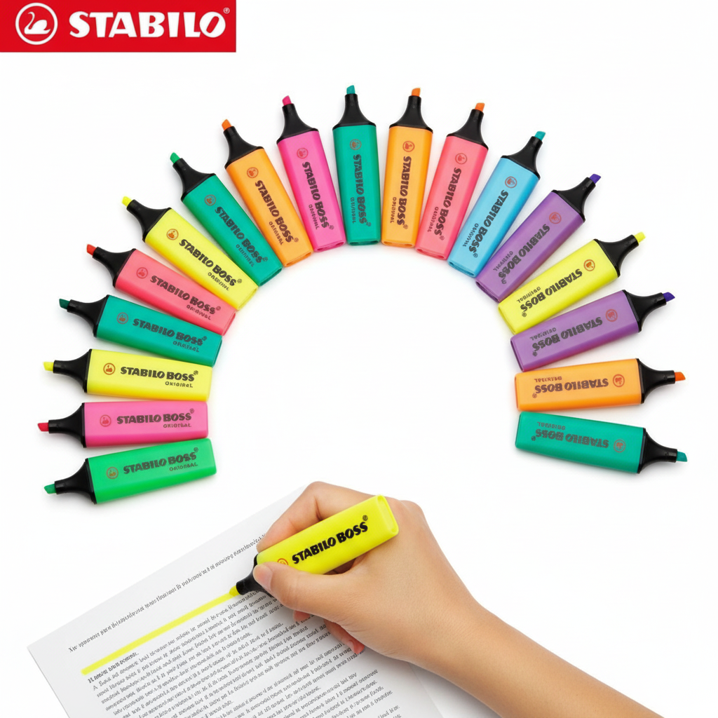 Stabilo Boss - Hand Yellow