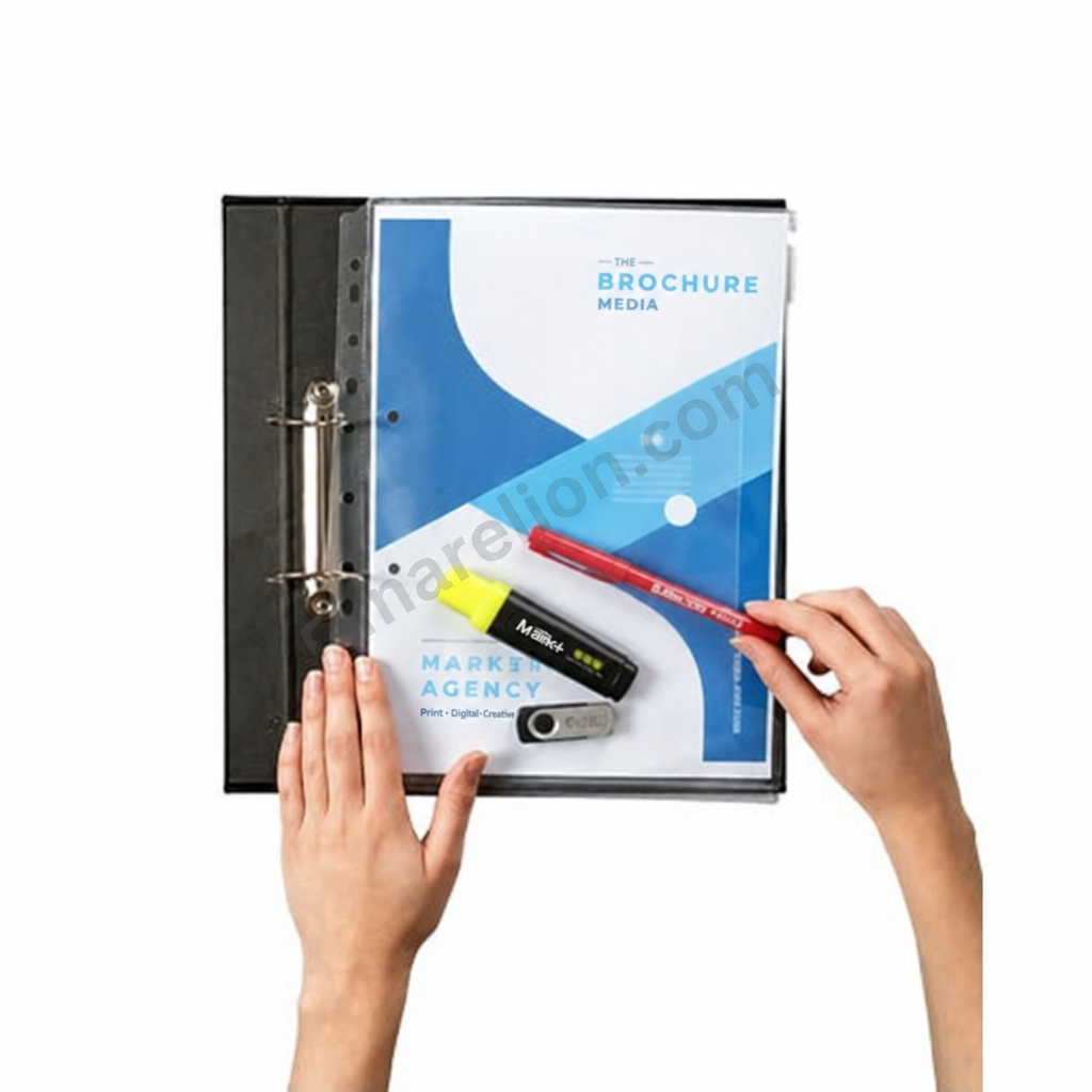 Binder Document Wallet A4 with Velcro Closure & Holes - Φάκελος Α4 με Τρύπες για box files - ΧΟΝΔΡΙΚΗ ΠΩΛΗΣΗ