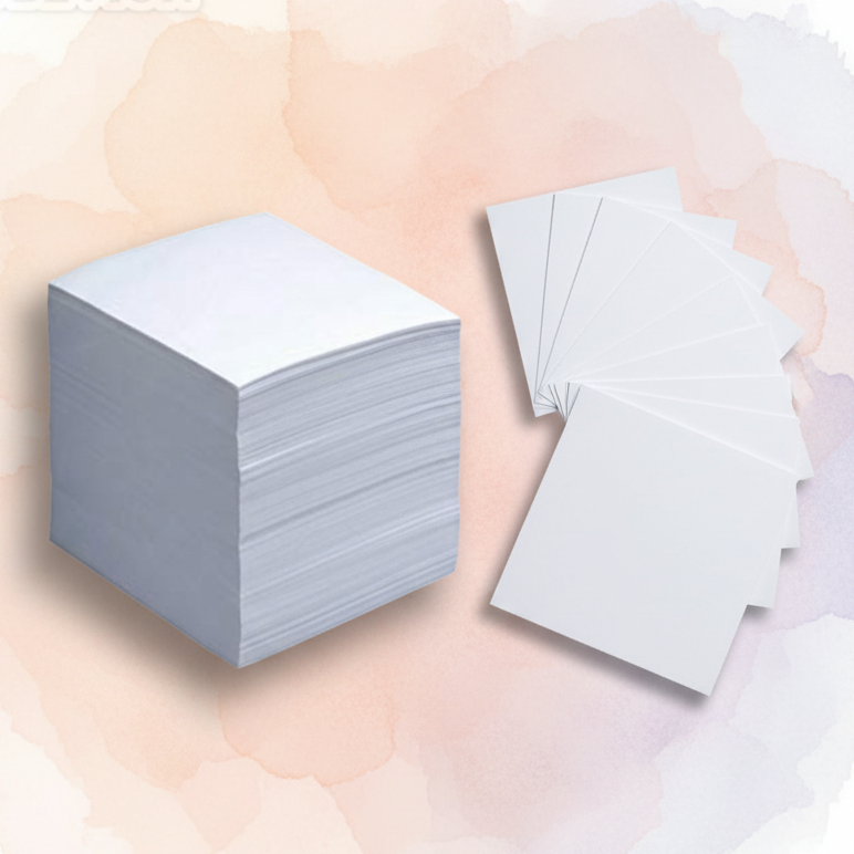 White Cube Flat Lay